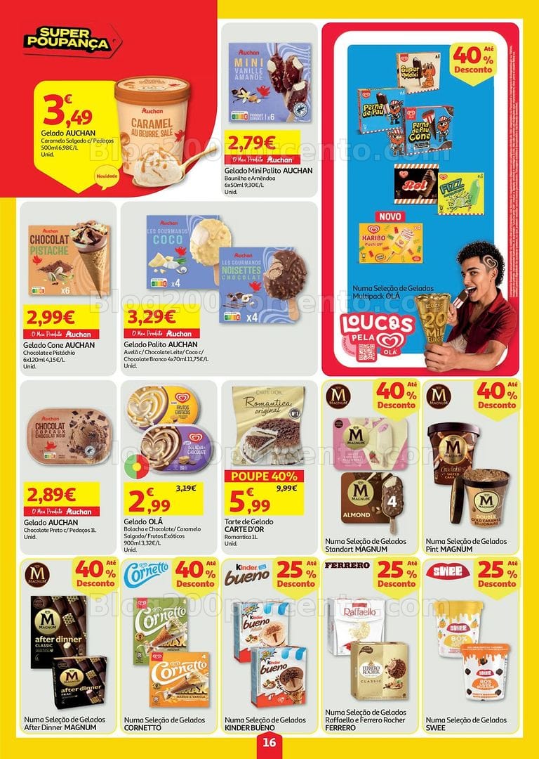 Antevisão Folheto AUCHAN Super Poupança Promoções de 30 julho a 5 agosto
